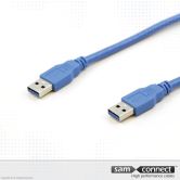 USB A zu USB A 3.0 Kabel, 1 m, m/m
