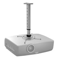 Beamer Deckenhaltung höhenverstellbar, silber