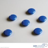 Set Haftmagnete 20 mm, 6 Stück blau