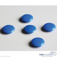 Set Haftmagnete 30 mm, 5 Stück blau
