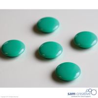 Set Haftmagnete 30 mm, 5 Stück grün