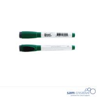 Filzstift, grün mit Löscher
