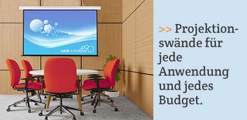 Projektionswände für jede Anwendung und jedes Budget.