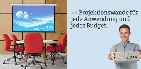 Projektionswände für jede Anwendung und jedes Budget.